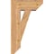 Ekena Millwork Traditional Slat Smooth Bracket w/ Offset Brace, Western Red Cedar, 7 1/2"W x 18"D x 30"H BKT0806X18X30TRA06SWR - alternate 2